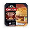 CHARAL Double bacon burger 220g