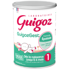 GUIGOZ Guigozgest 1 lait 1er âge en poudre épaissi dès la naissance 830g