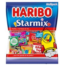 HARIBO Starmix assortiment de bonbons mini sachets individuels 11 mini sachets 500g