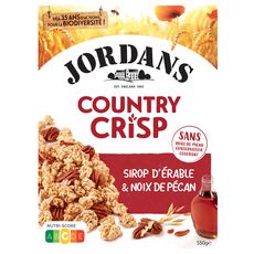 JORDAN'S Country crisp érable 550g