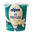 ALPRO Yaourt à la grecque base coco saveur vanille 350g