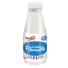 YOPLAIT Crème fraîche fleurette légère 15%MG 38cl
