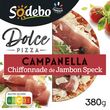 SODEBO Pizza Dolce Campanella jambon speck 380g