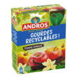 ANDROS Gourdes pomme vanille Recyclables 4 gourdes 360g