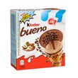 KINDER Bueno cônes glacés aux noisettes et chocolat au lait 4 pièces 248g