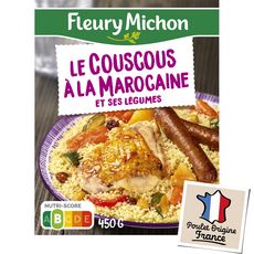 FLEURY MICHON Couscous à la marocaine et ses légumes 1 portion 450g
