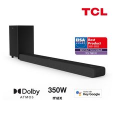 TCL Barre de son TCL TS8132 Dolby Atmos  3.1.2 avec caisson de basses sans fil