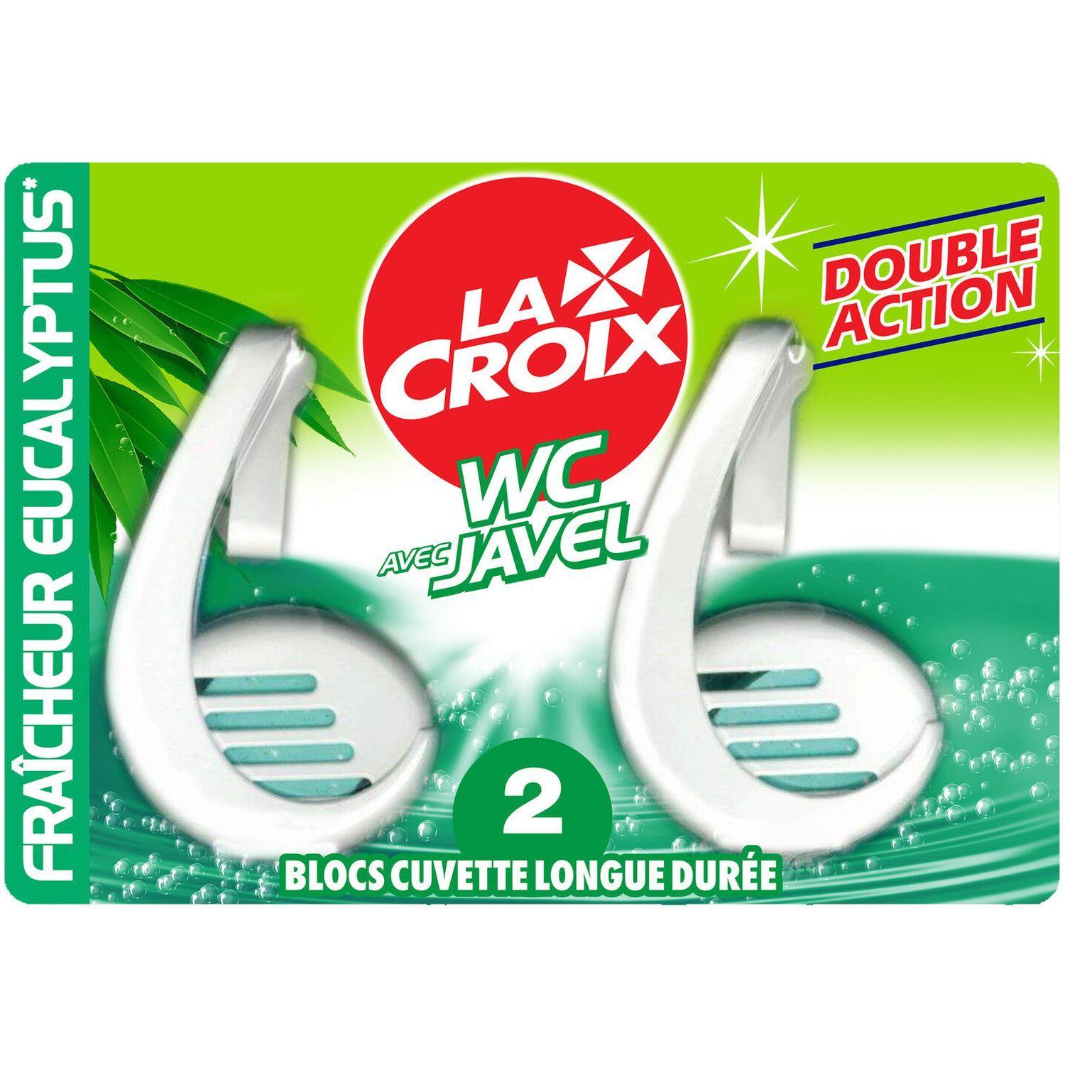 Blocs de chasse d'eau WC javel Lacroix - x2