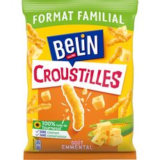 BELIN Croustilles goût emmental format familial 138g