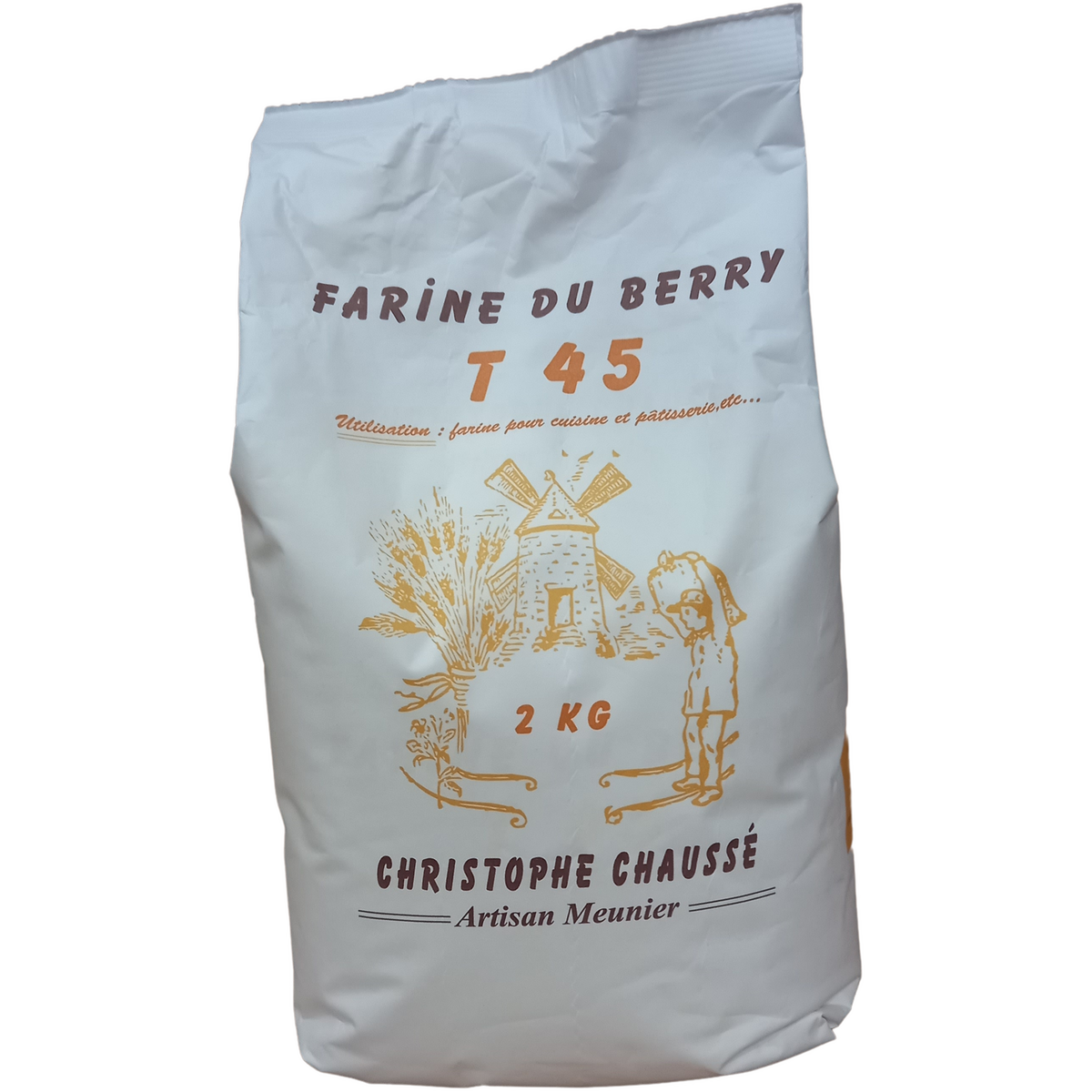 CHRISTOPHE CHAUSSÉ Farine de blé T45 2kg