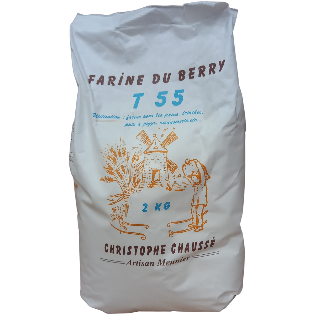 CHRISTOPHE CHAUSSÉ Farine de blé T55 2kg