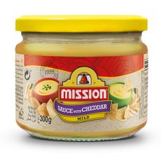 MISSION Sauce fromage cheddar en bocal - medium 300g