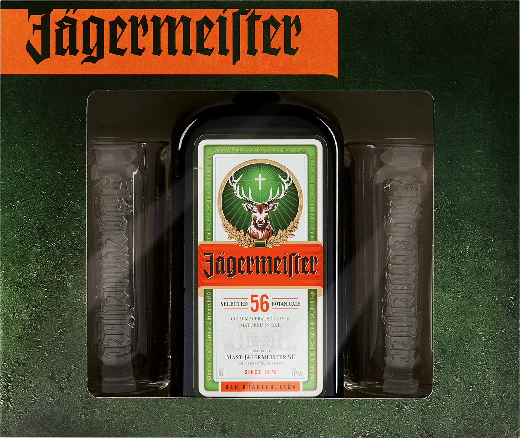 Rayon Boissons on X: La #liqueur @Jagermeister ajoute une flasque dans son  coffret cadeau de fin d'année    / X