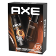 AXE Coffret Dark temptation déodorant spray 48h et eau de toilette 2 produits 1 coffret