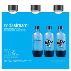 SODASTREAM Pack de 3 bouteilles grand modèle PET classique