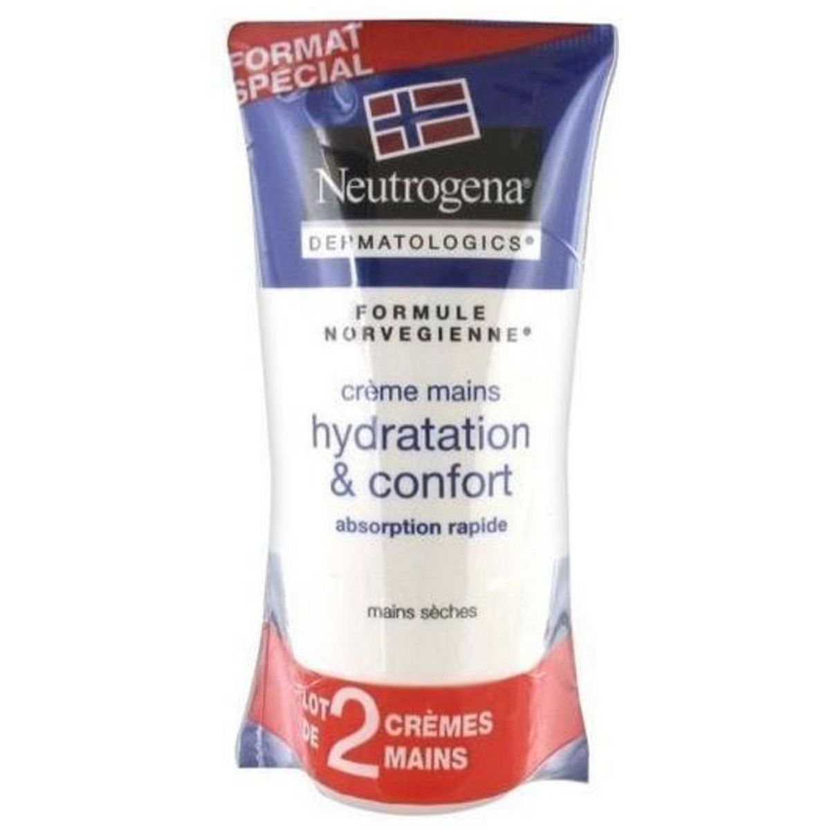 NEUTROGENA Crème mains hydratation et confort pour mains sèches 2x75ml