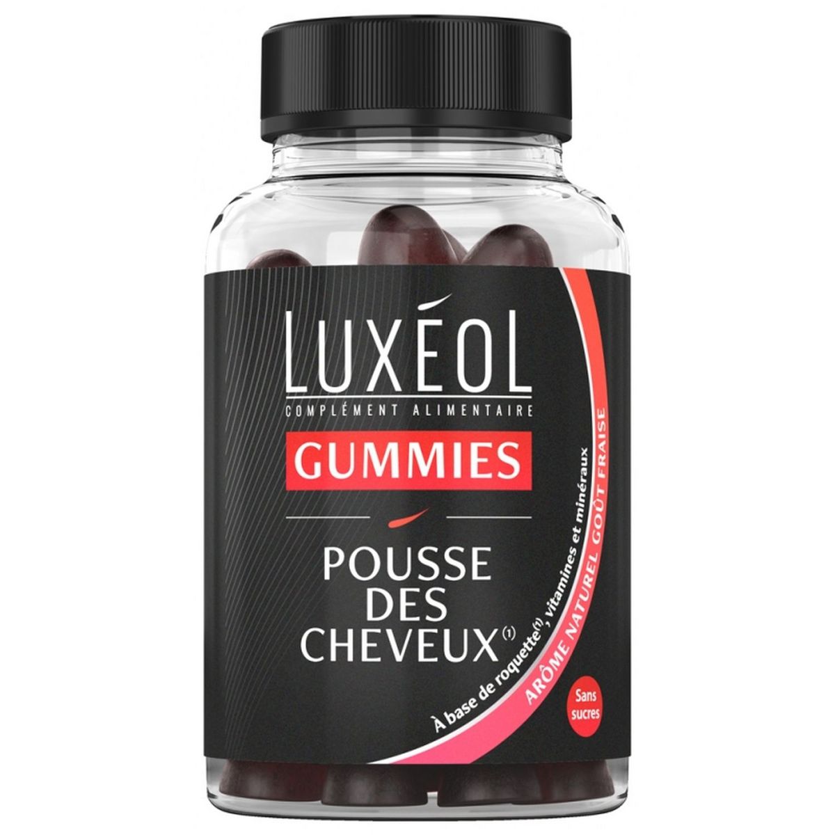 LuxÉol gummies complément alimentaire pousse des cheveux x60 pas cher