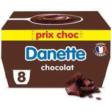 DANETTE Crème dessert au chocolat 8x125g