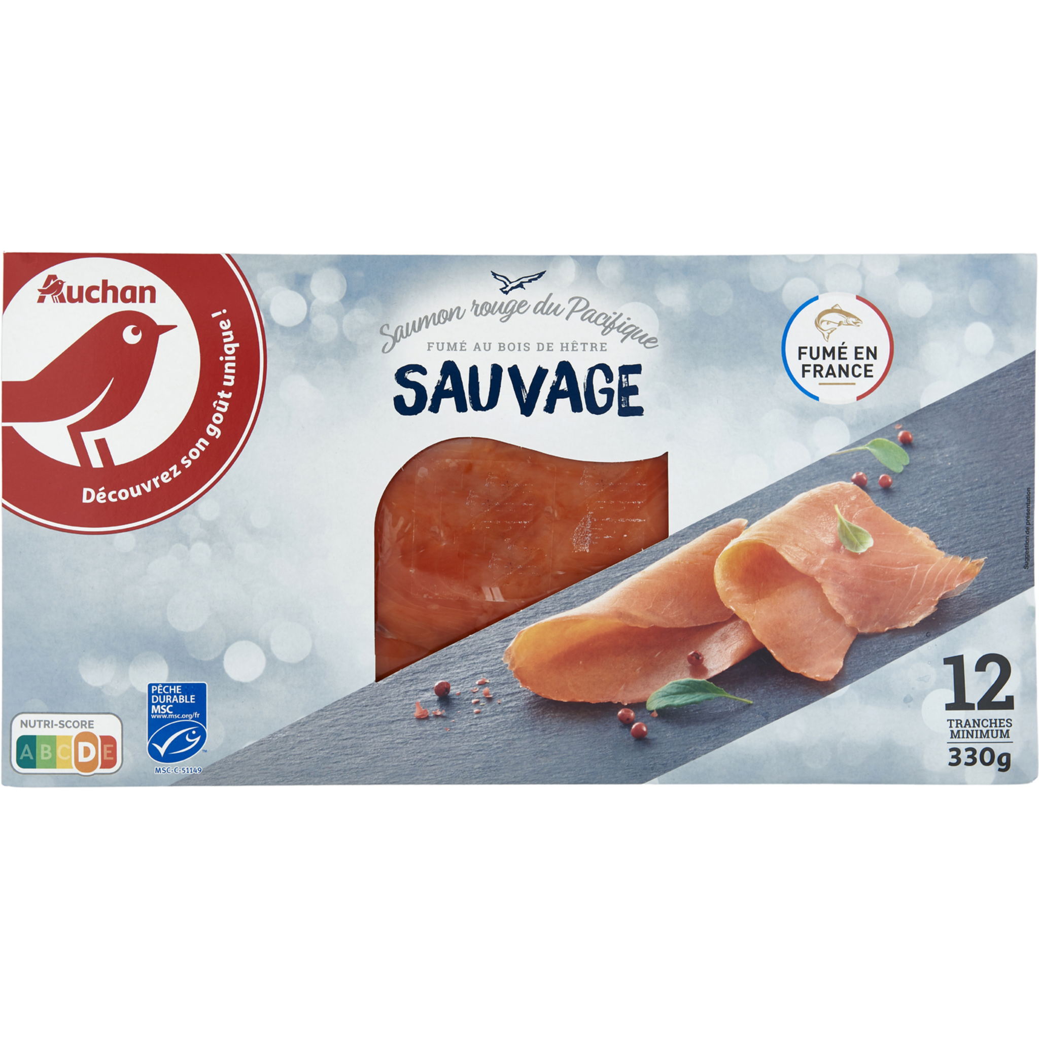 AUCHAN MMM! Oeufs de saumon du Pacifique 80g pas cher 