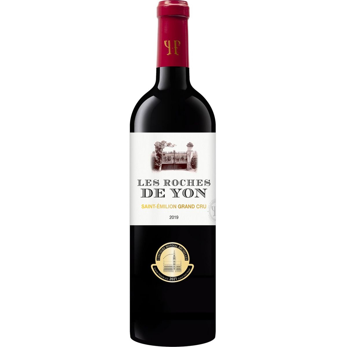 Vin rouge AOP Saint-Émilion Les Roches de Yon 75cl