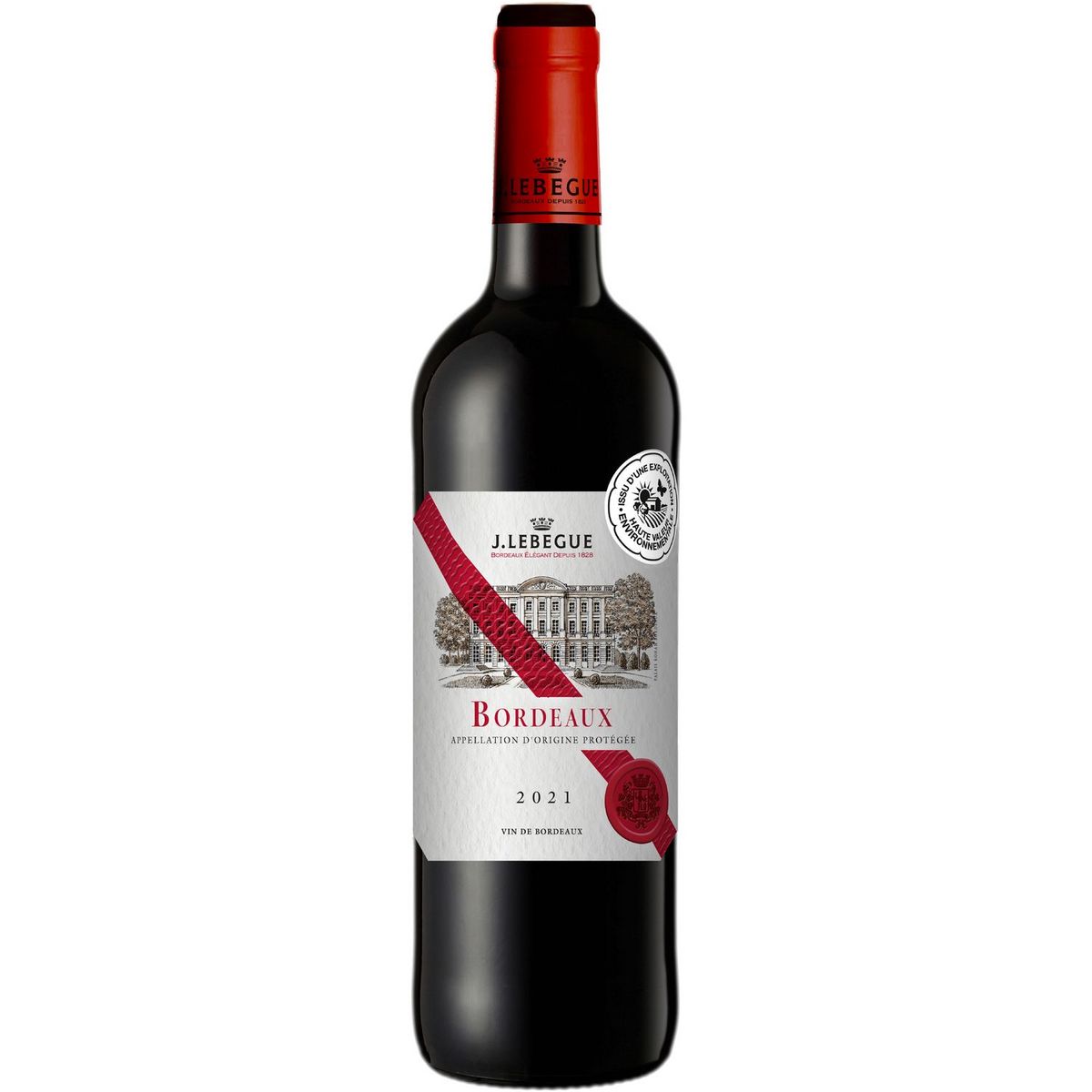 Vin rouge AOP Bordeaux Jules Lebegue 75cl