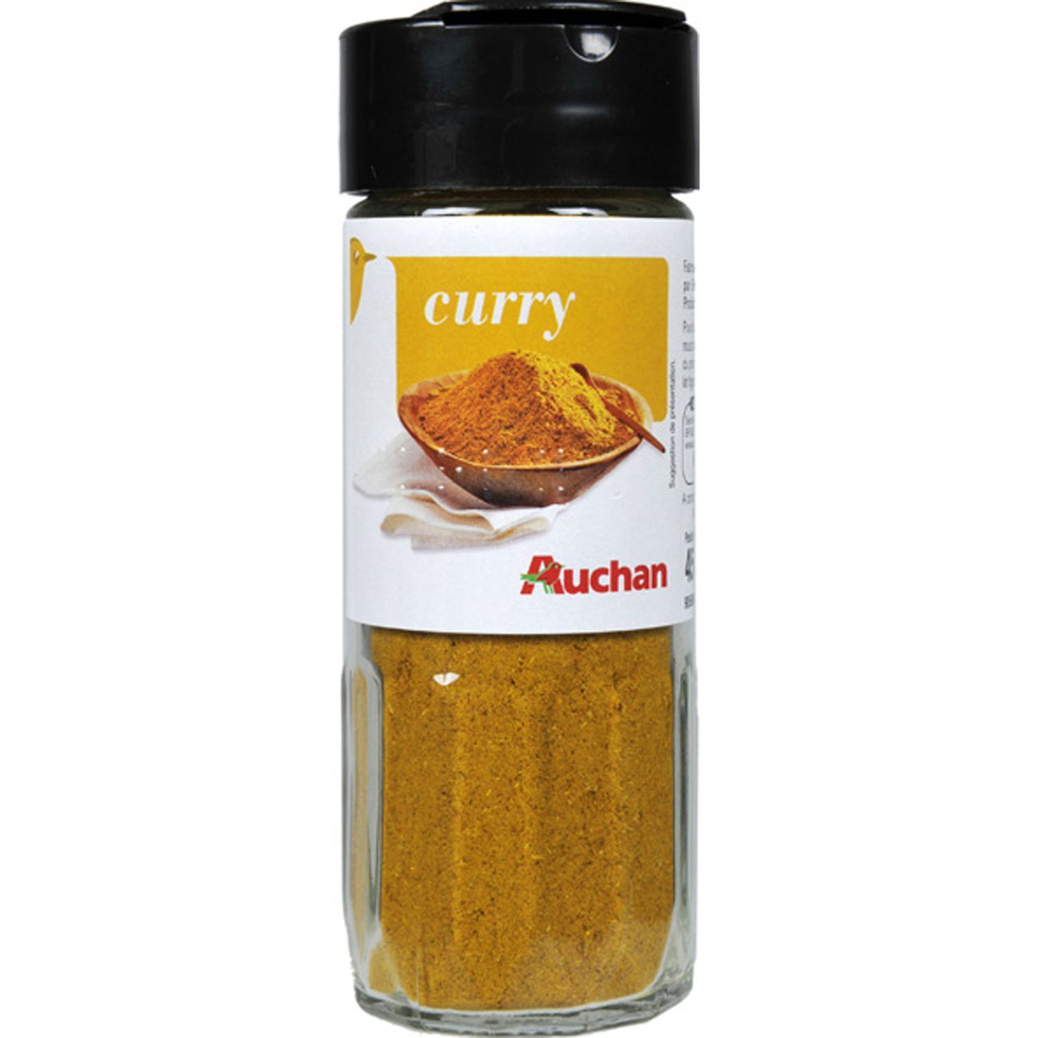 AUCHAN Curry en poudre 42g pas cher 