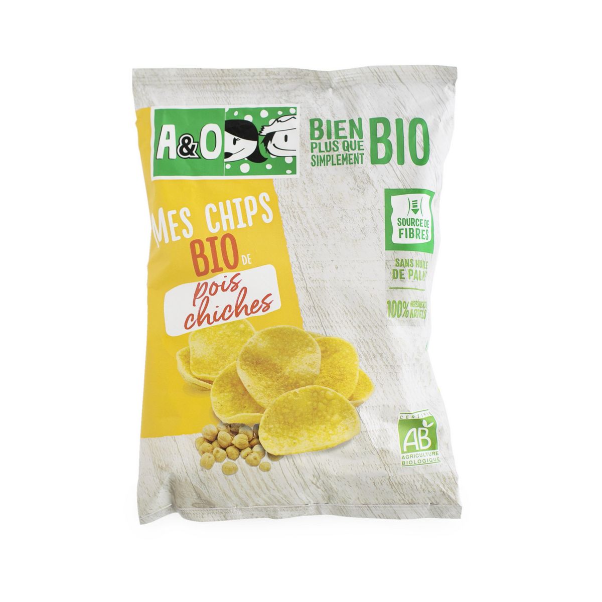 A&O Chips de pois chiches bio 80g