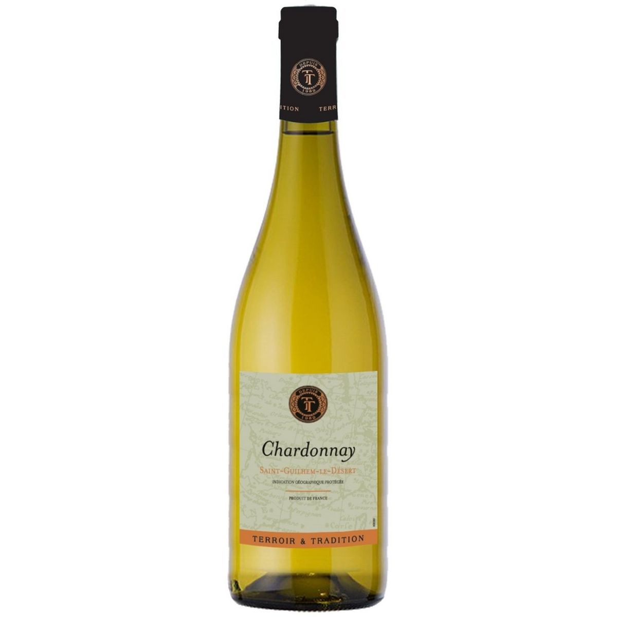 IGP Saint Guillem Terroir et tradition Chardonnay blanc 75cl