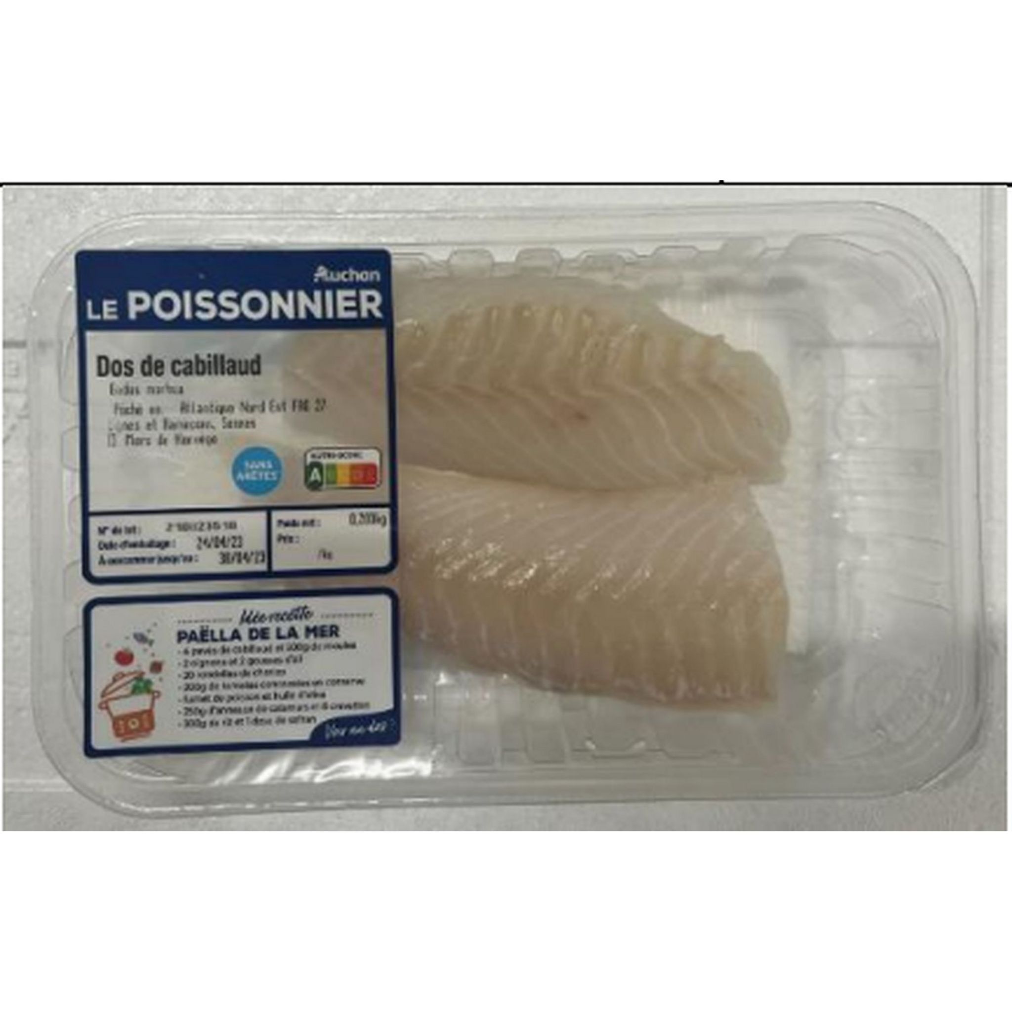 CABILLAUD FILETS MEUNIERE (2) 200G (C) - Biocoop du Rouennais