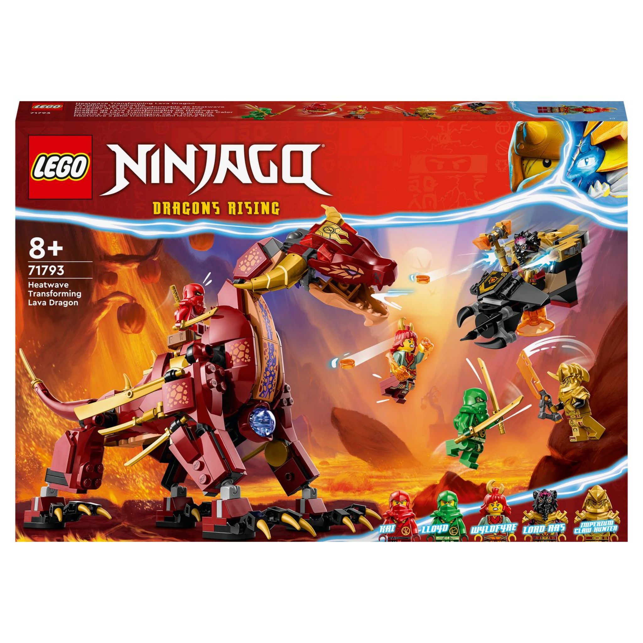 Lego®ninjago® 71796 - le dragon elementaire contre le robot de l