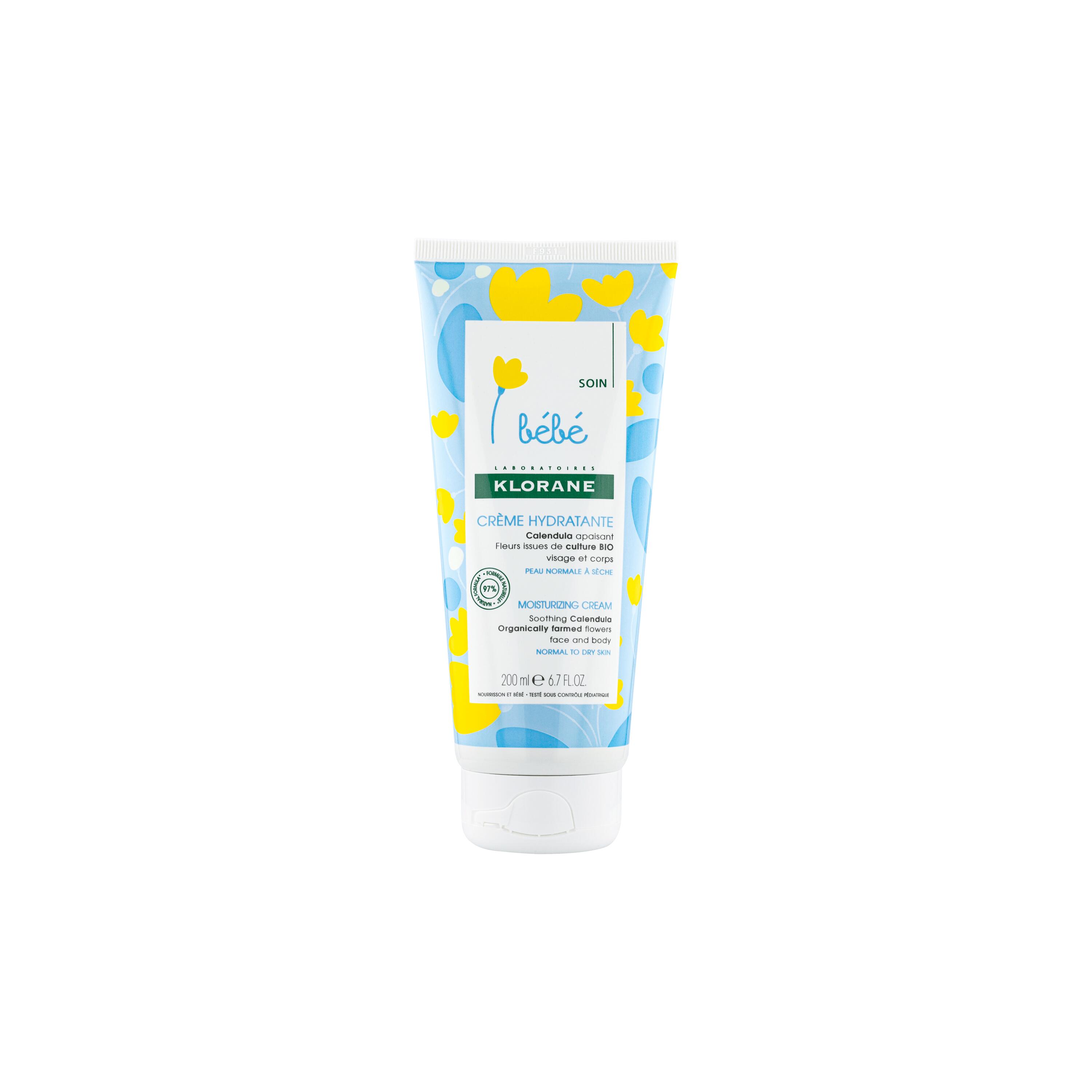 Klorane Bébé Crème hydratante au Calendula - 200ml