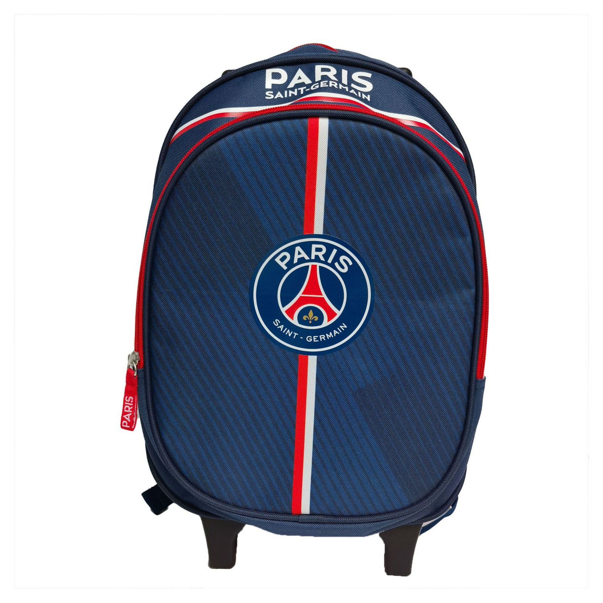 Sac dos roulettes 2 compartiments PSG Bleu pas cher Auchan