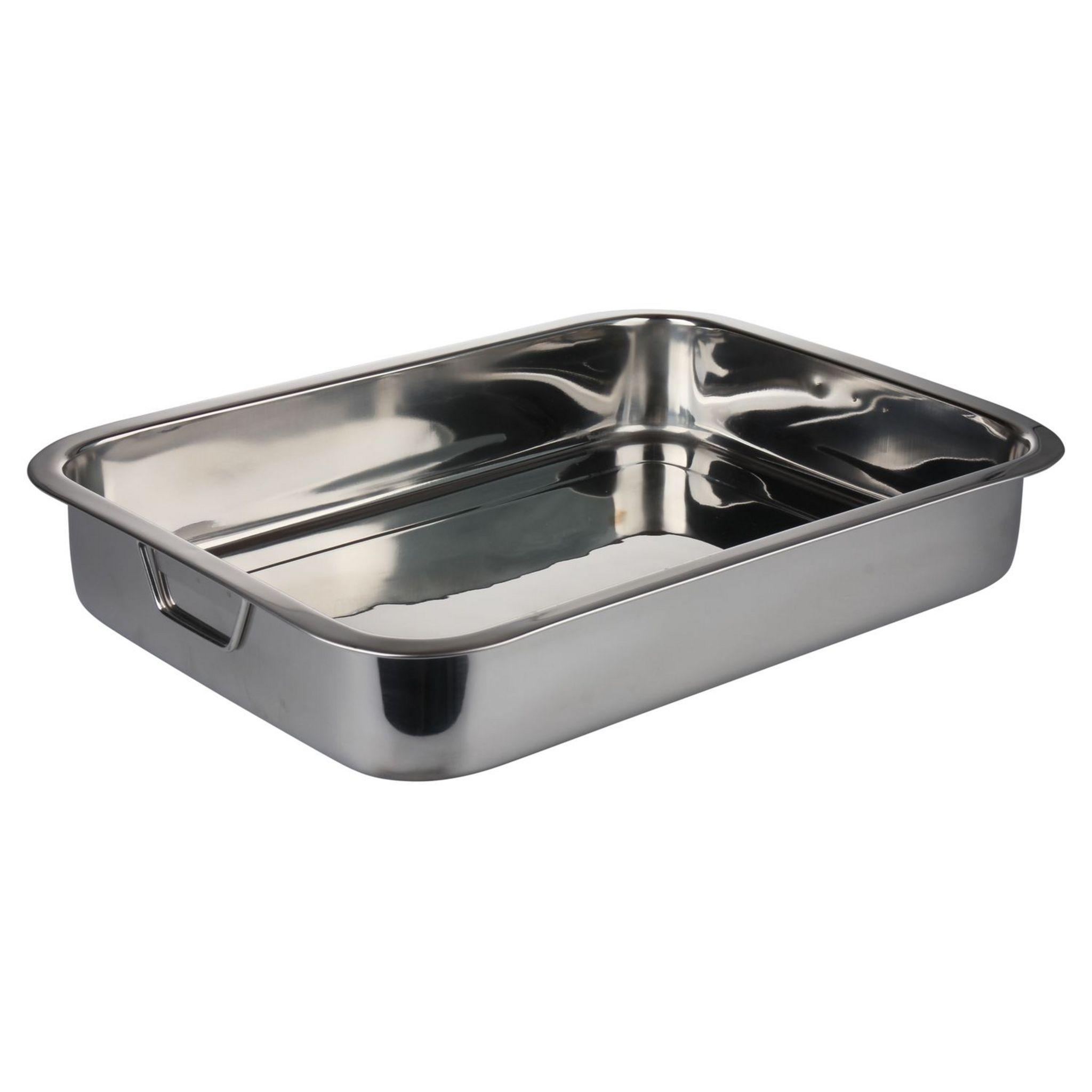 ACTUEL Plat four inox 40x30 cm pas cher 