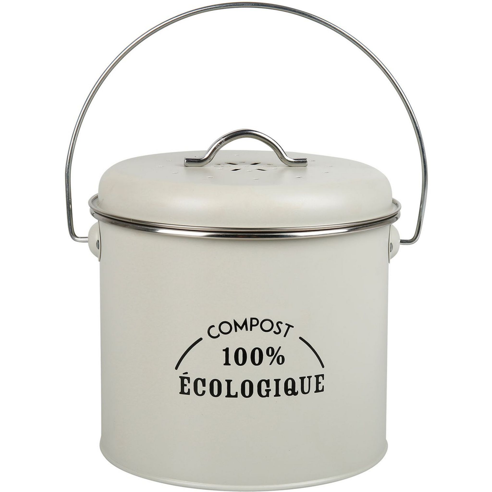 Poubelle de cuisine à compost vintage 5 litres - Marque Cook Concept