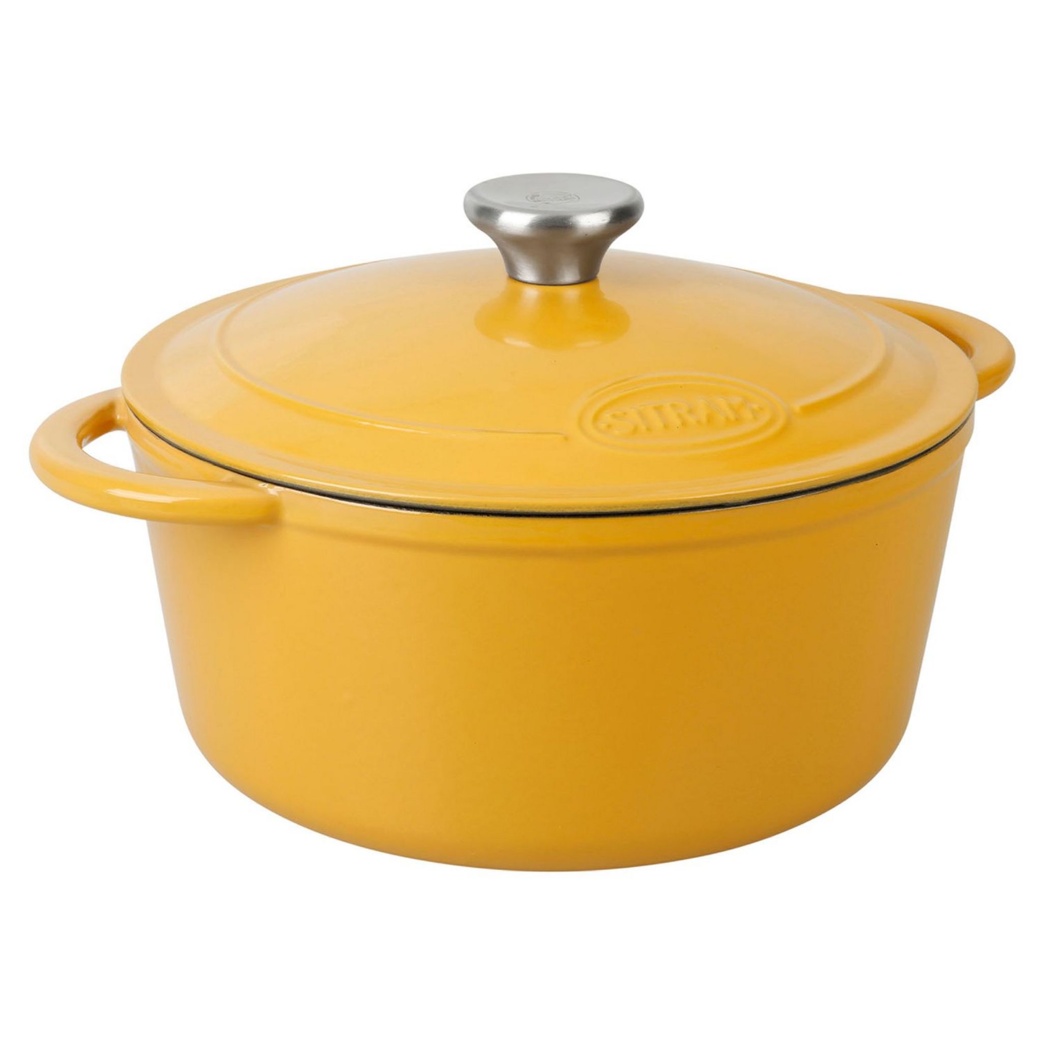 SITRAM Cocotte TRADIFONTE - 712573 - 5L Fonte émaillée ronde blanc