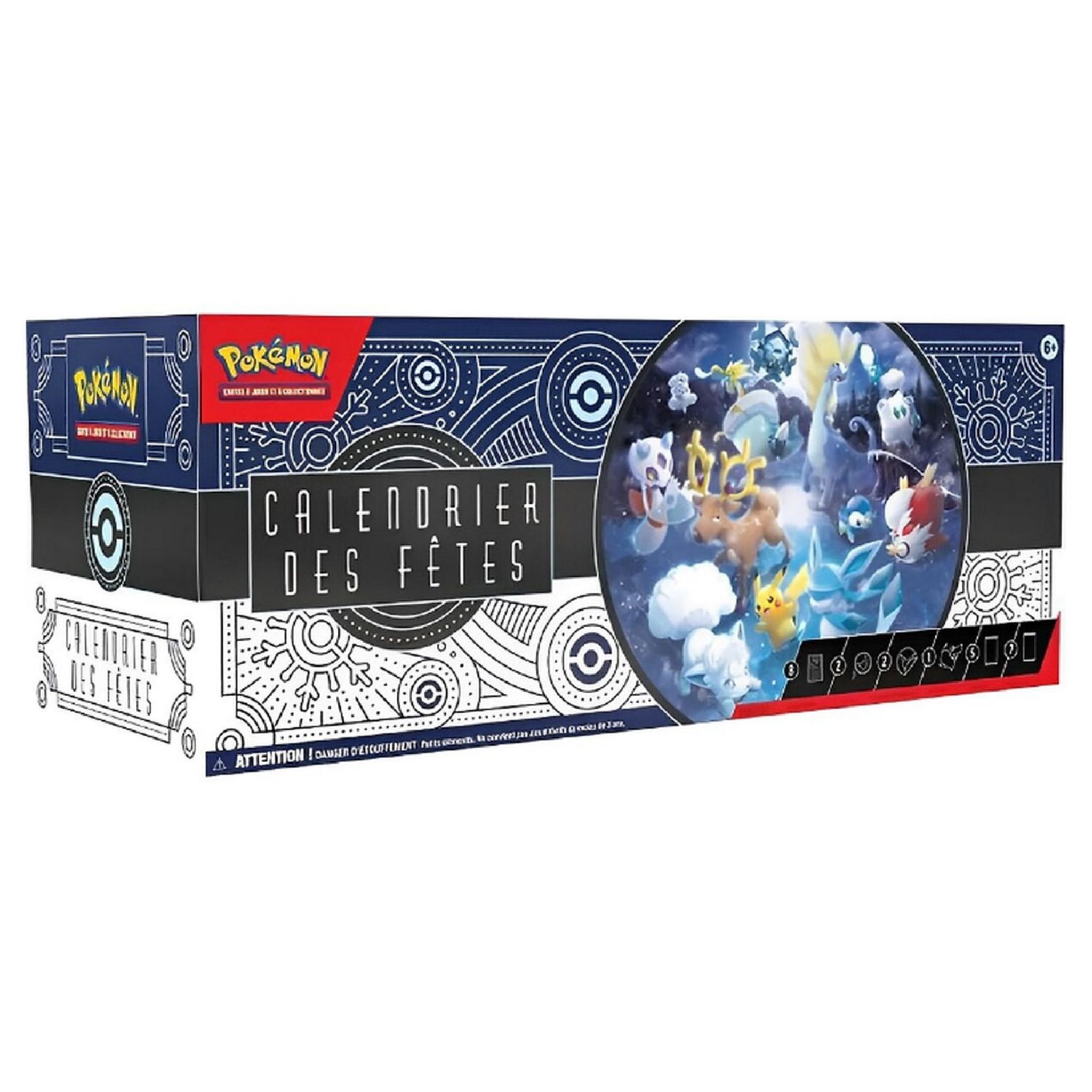 Coffret Pokemon boosters Garde-de-Fer-ex ou Rugit-Lune-ex - La Grande Récré