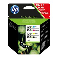 HP Cartouche Pack Noir / Tri-color 920XL
