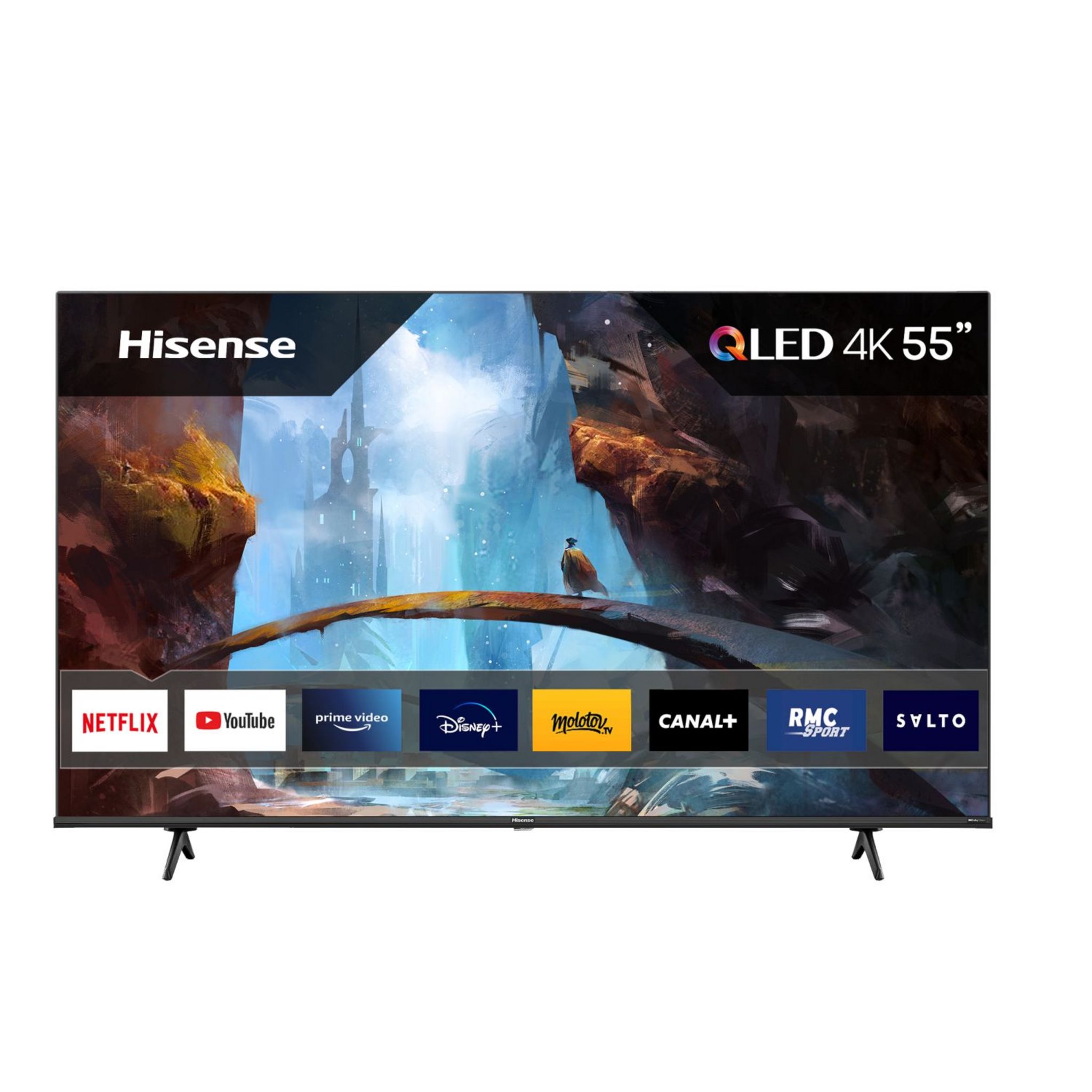 TV SAMSUNG TQ55Q80CATXXC (QLED - 55'' - 140 cm - 4K Ultra HD - Smart TV)