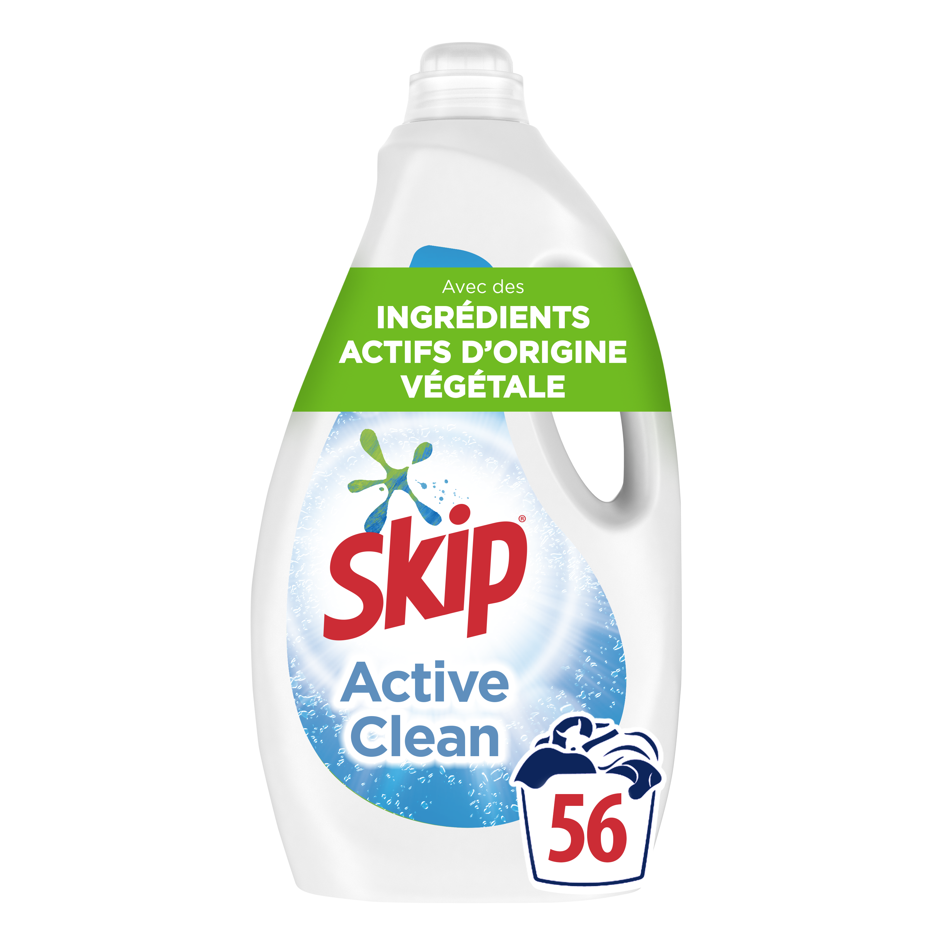 Lessive skip Active clean 56 lavages