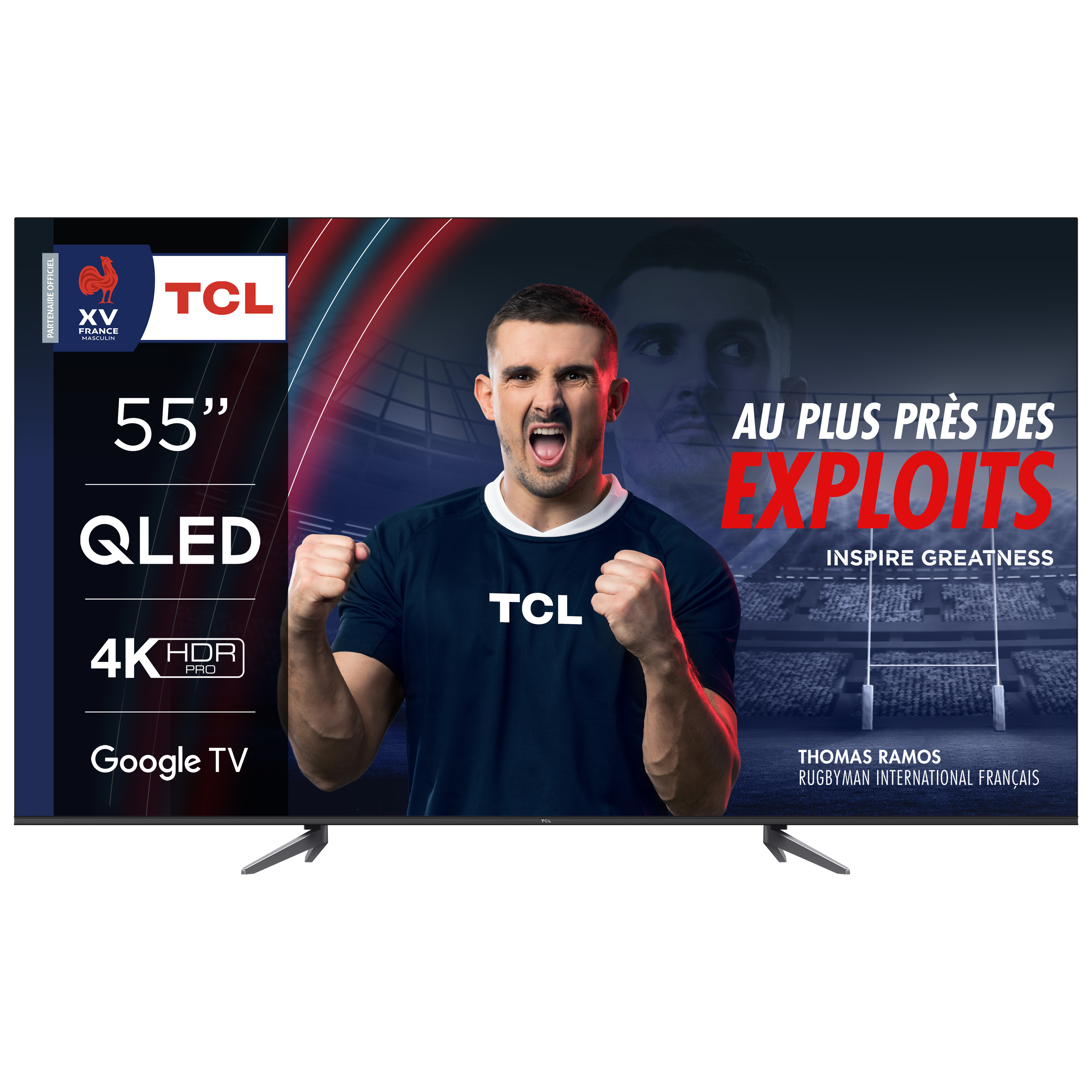 TCL C64 Series 55C649 Televisor 139,7 cm (55) 4K Ultra HD Smart TV Wifi  Titanio