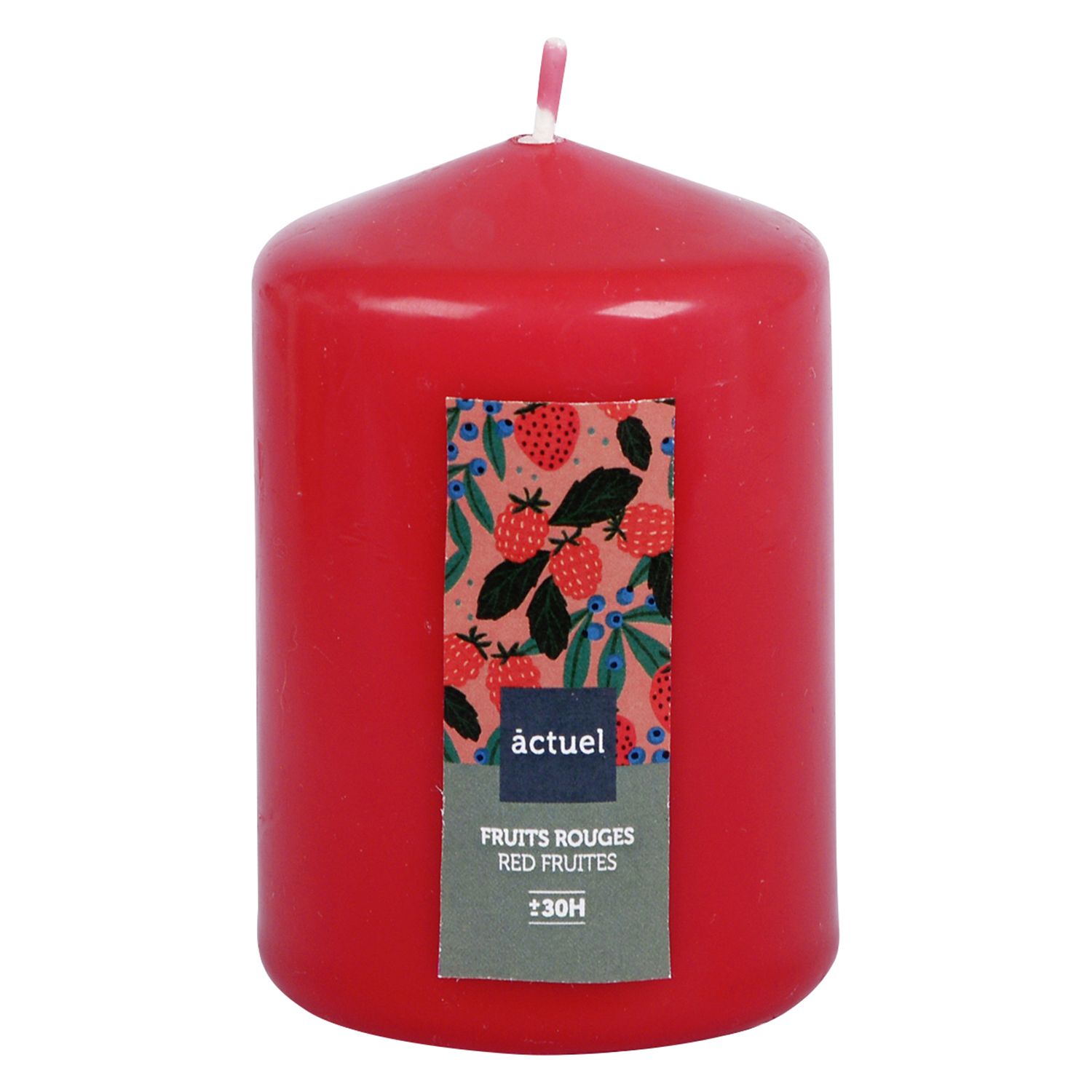 Bougie parfumée 10 cm Fruit rouge
