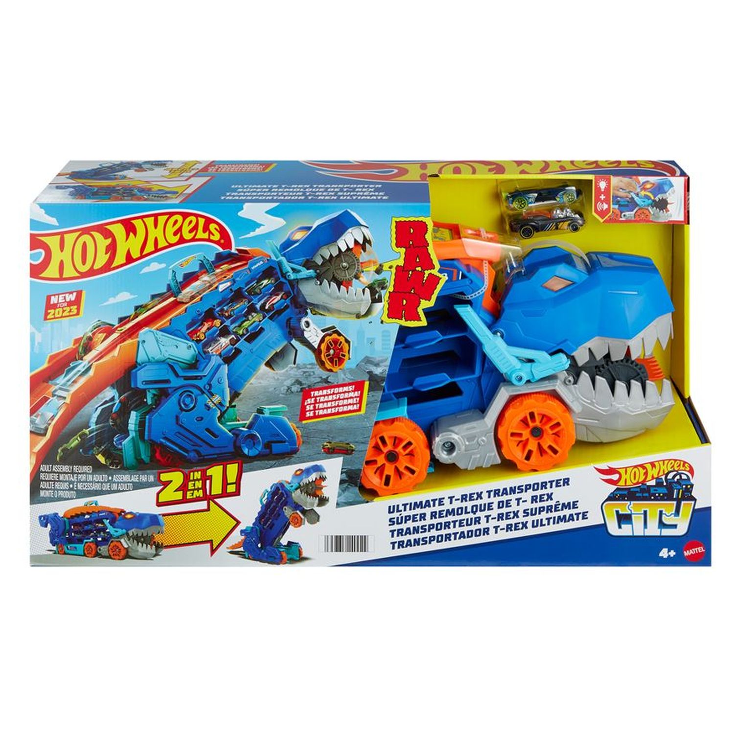 Méga Transporteur Dino - Hot Wheels