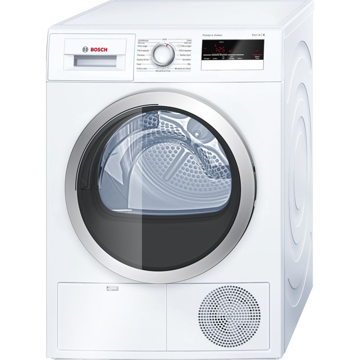 BOSCH Sèche-linge hublot WTH85290FF, 8 Kg, Condensation, Pompe à