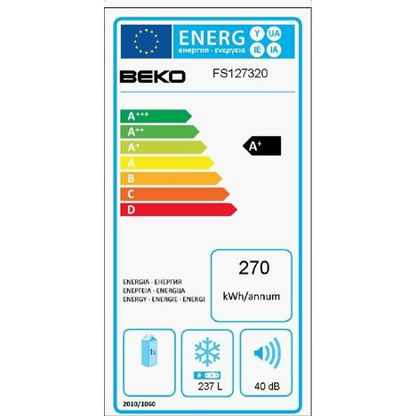 Congelateur Armoire Fs127320 237 L Froid Statique Beko Pas Cher A Prix Auchan