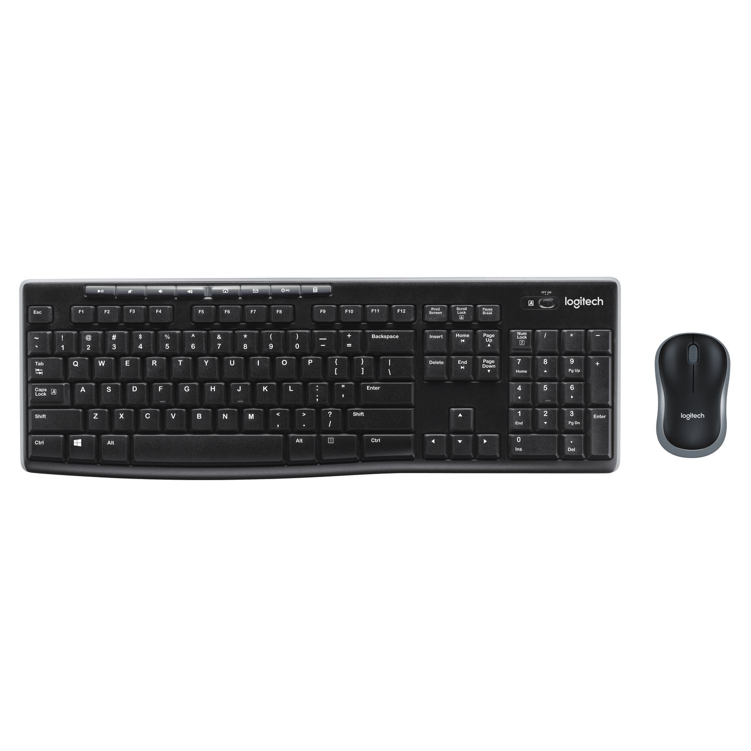 Logitech MK270 - ensemble clavier sans fil et souris sans fil Pas Cher