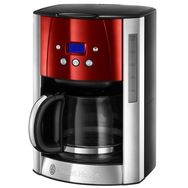 Russell Hobbs Cafetière Programmable Luna 23240 56 Rouge Et Inox