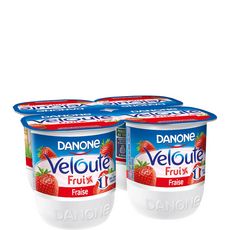 Danone Yaourt Brasse Et Mixe A La Fraise 4x125g 4x125g Pas Cher A Prix Auchan