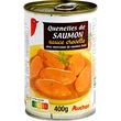 AUCHAN Quenelles de saumon sauce crevette avec morceaux de saumon fumé 400g