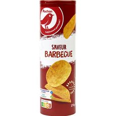 AUCHAN Chips tuiles saveur barbecue 170g