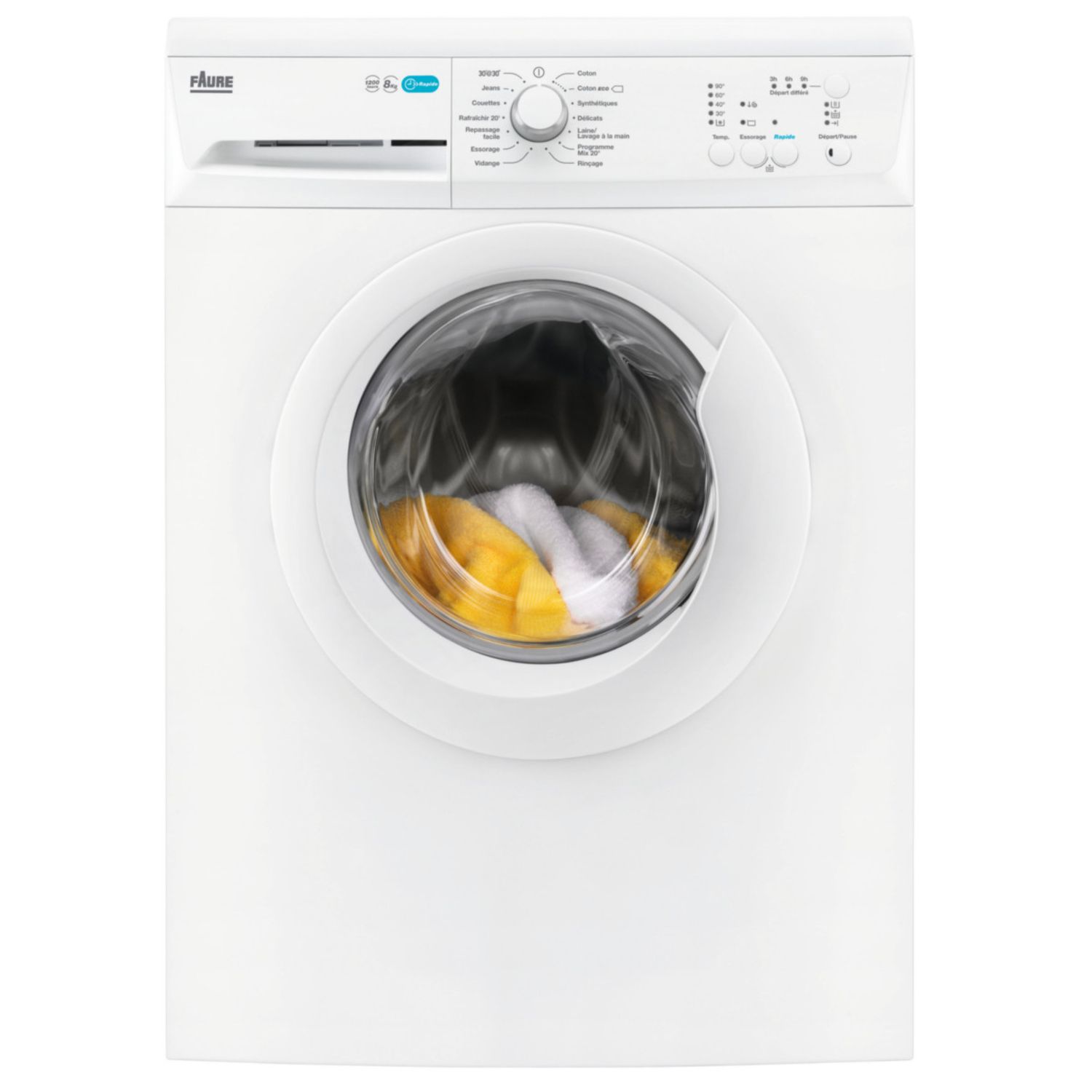 Lave-Linge Hublot 8 kg Reconditionné FRIGEAVIA FRLLF812